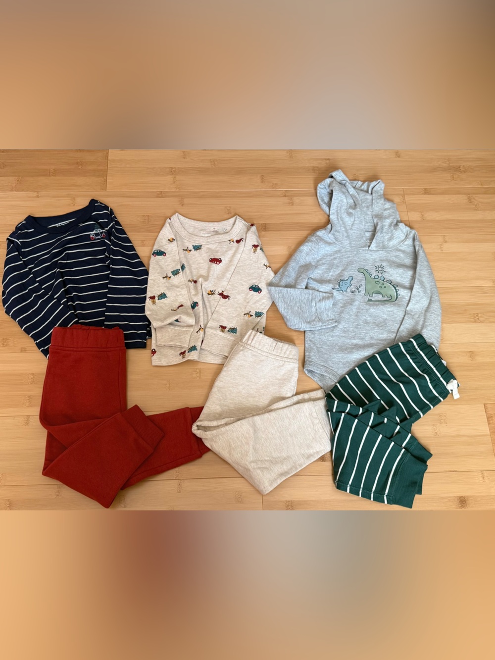 Final markdown-new and never worn- Kids Long Sleeve Tops & Hoodie Set- 24 months